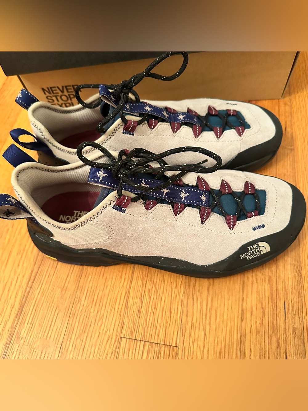 These are The North Face Clyffe Trek shoes Size 9 like new